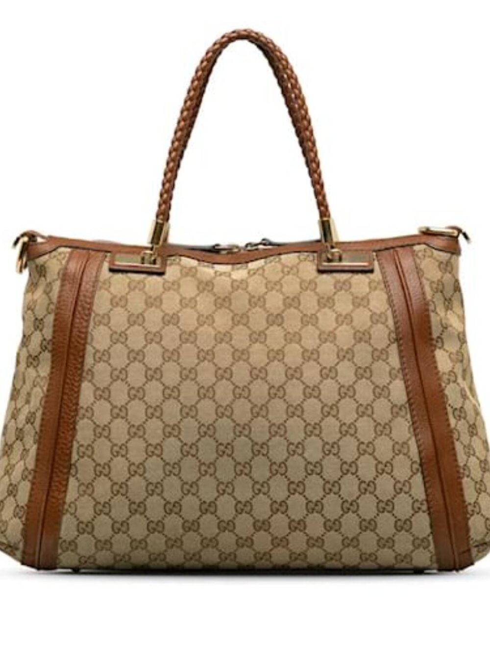 Gucci GG Canvas Bella Tote Bag 269946 Brown - COA included with purchase - Picture 3 of 12